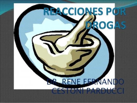 Reacciones por drogas