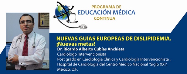 Nuevas Guías Europeas de Dislipidemias